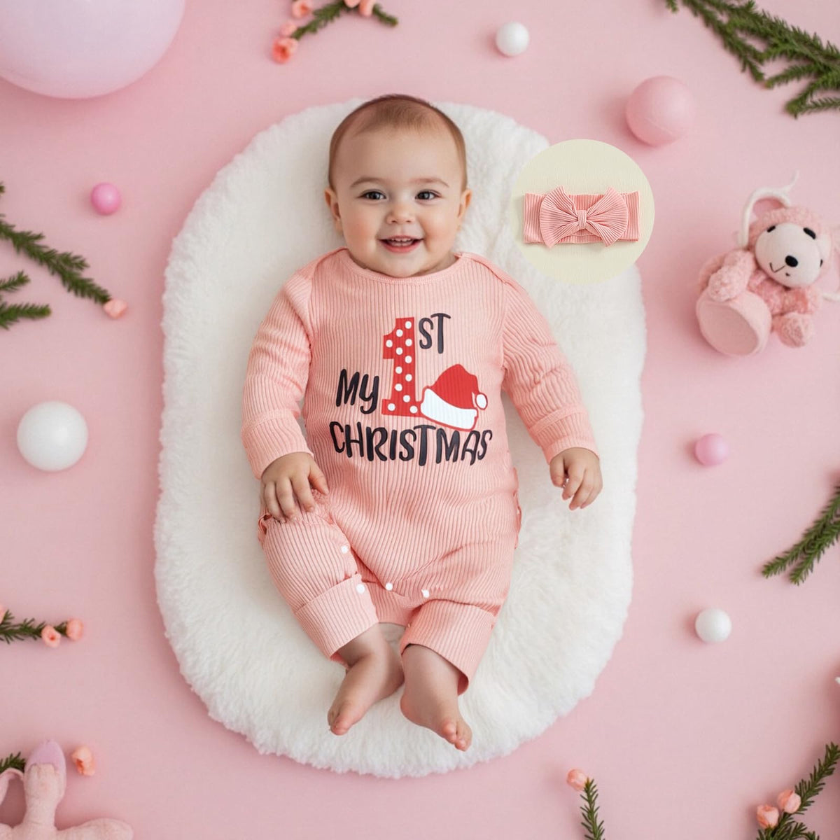 Baby Girl Long Sleeve Romper Jumpsuit K801