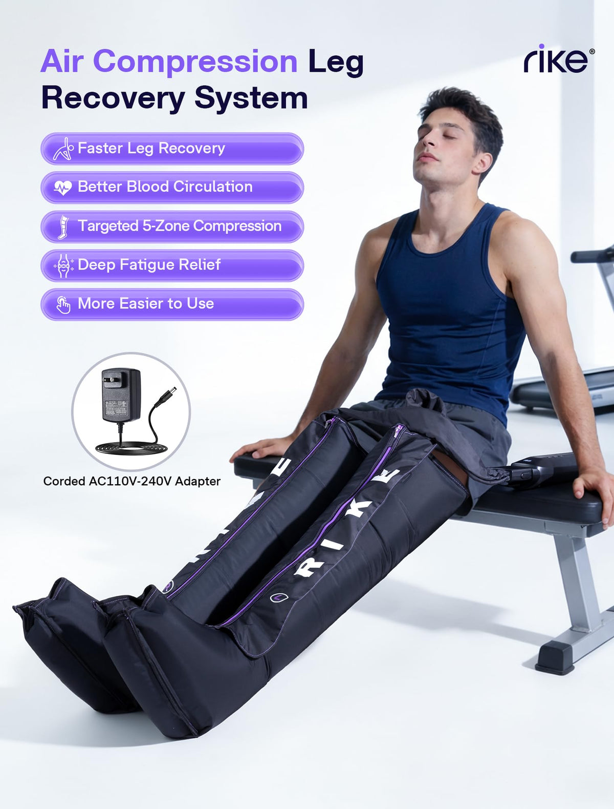 Leg Compression Massager with Heat F859