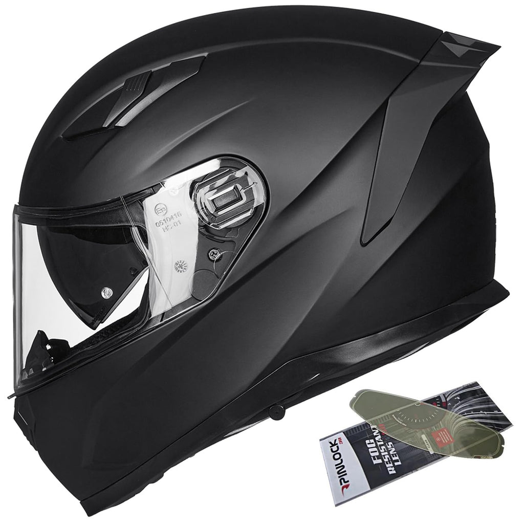 Full Face Motorcycle Helmet DOT Anti-Fog Pinlock U417567