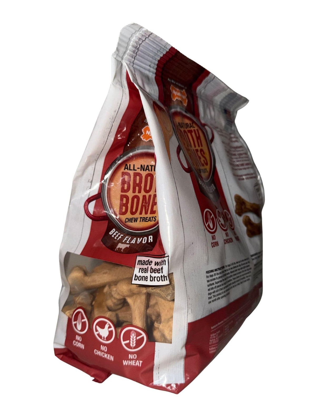 Beef Broth Bones Dog Treats 60 Count 2.6 Lb A229