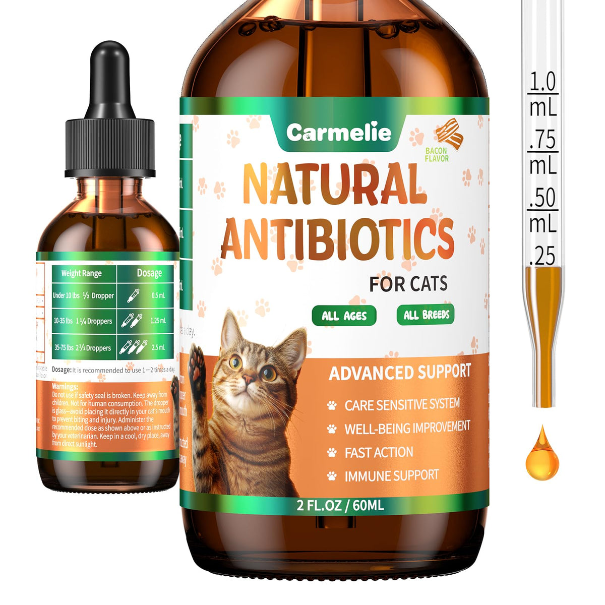 2 fl oz Natural Antibiotics for Cats U139351