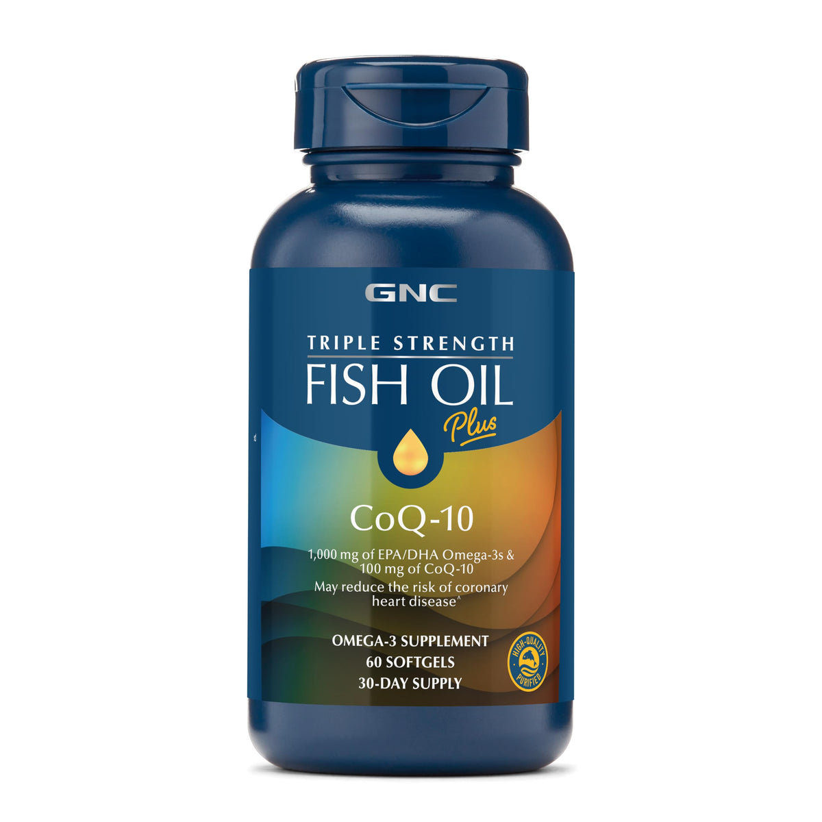 Fish Oil Plus CoQ10 Omega 3 Supplement W851