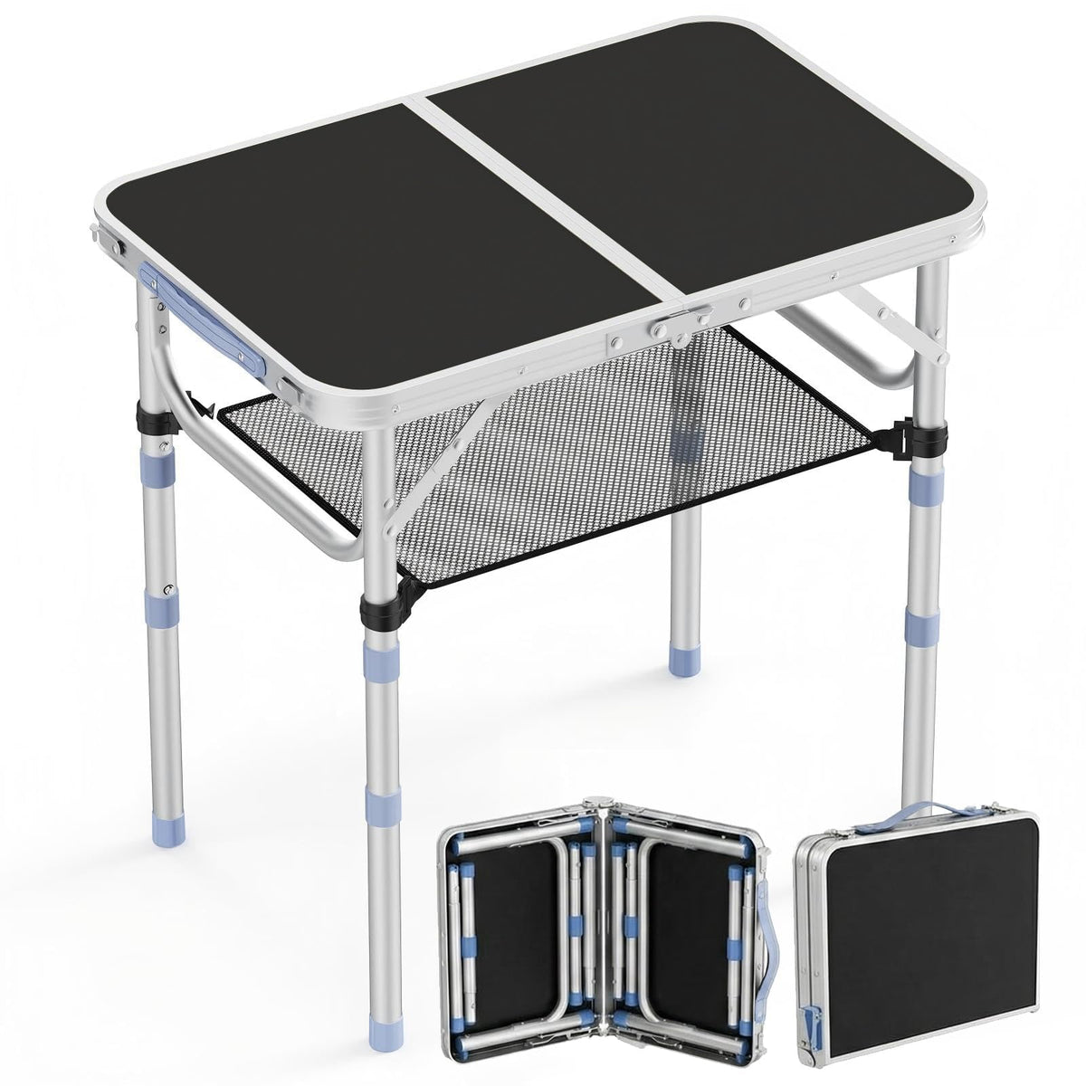2FT Folding Table 3 Adjustable Height J682505