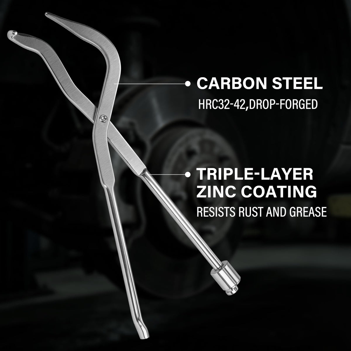 Brake Spring Pliers Double-Ended Carbon Steel O89995