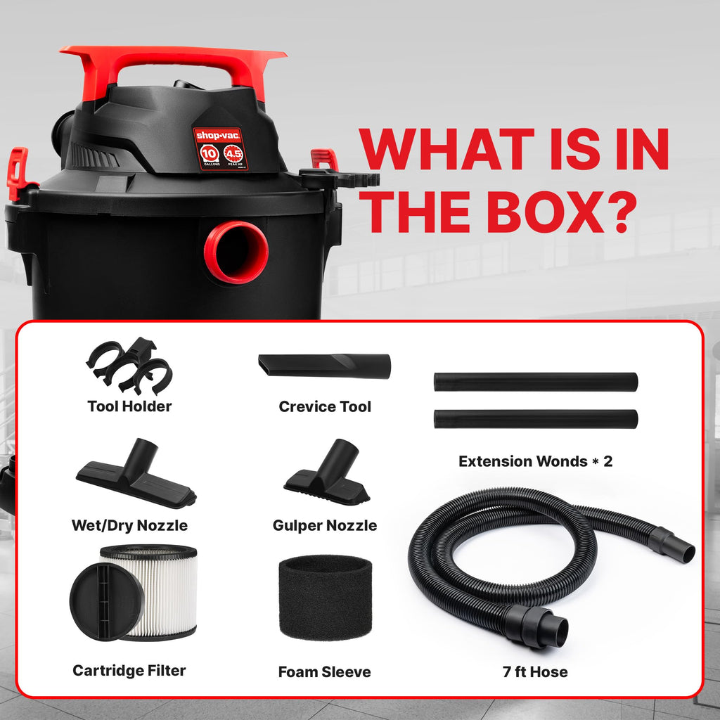 10 Gallon Wet/Dry Vacuum with Blower Function O851106