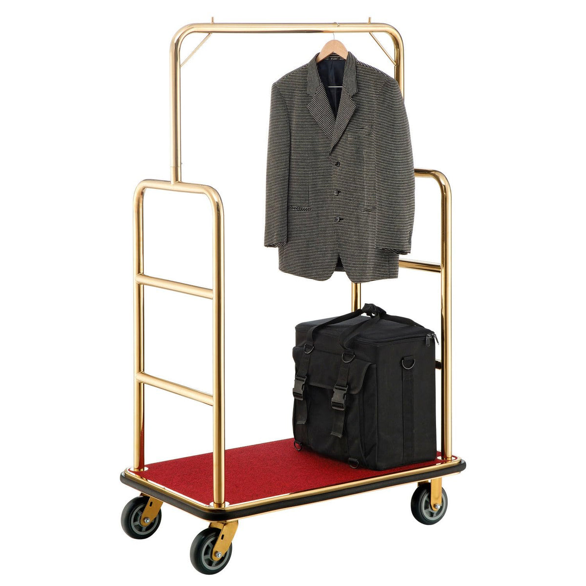 Gold Stainless Steel Bellman Cart A675801