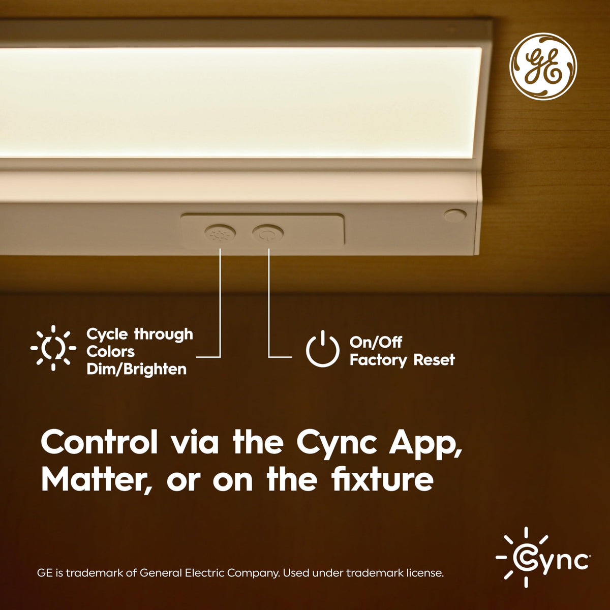 Smart LED Under Cabinet Light Bar, 24in N9623