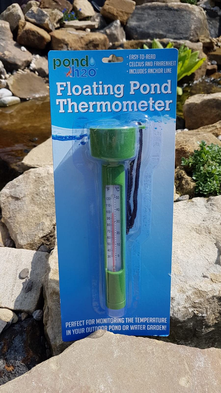 Floating Pond Thermometer & 4-in-1 Pond Cleaning Care Kit U564