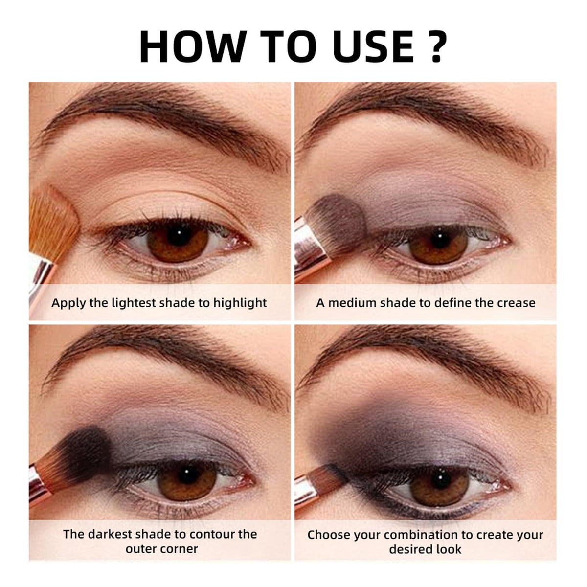 6 Color Matte Neutral Eyeshadow Palette K66392