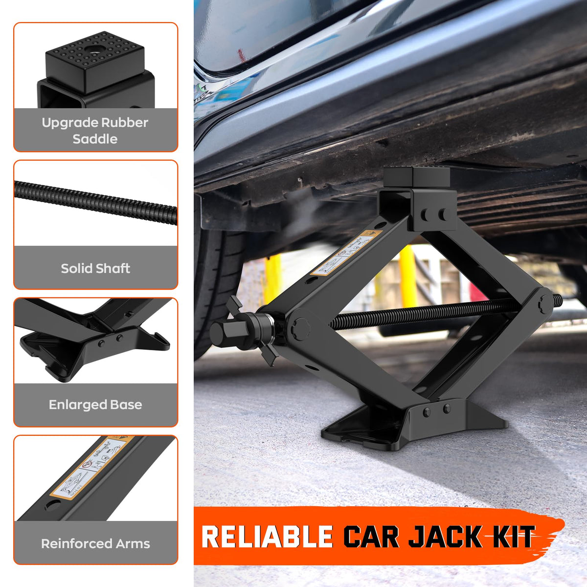 3 Ton Portable Scissor Jack I9355