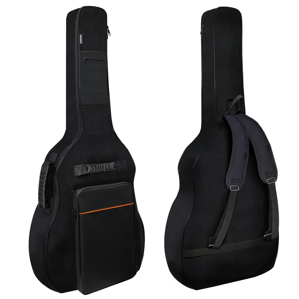 0.5-inch Extra Thick Padding Waterproof Oxford Acoustic Guitar Bag F256