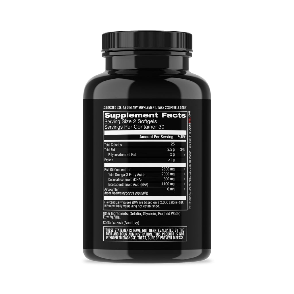 Omega 3 Fish Oil Supplement 2000mg Softgel B911