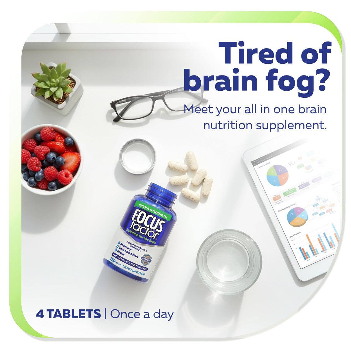 120 Count Brain Supplement Multivitamin V127