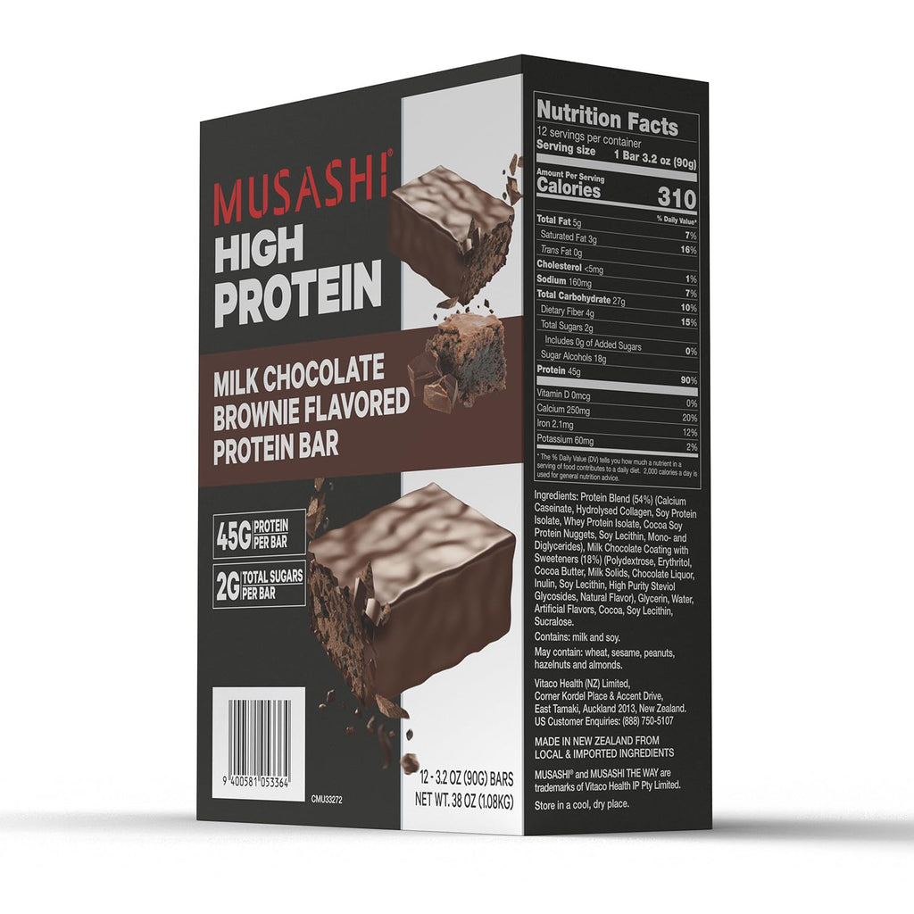 High Protein Bar Milk Chocolate Brownie O140