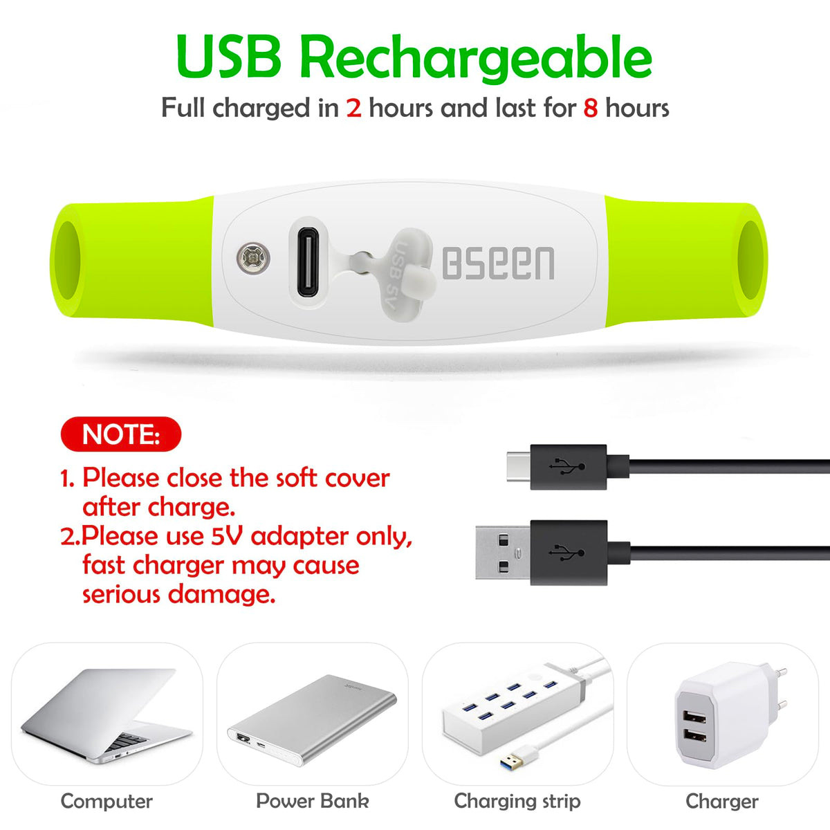 USB Rechargeable Led Dog Collar Y648
