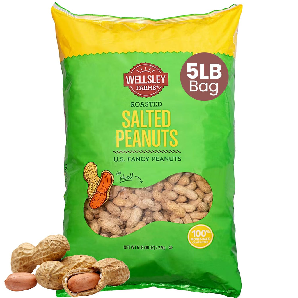 Salted Roasted Peanuts In Shell 5 lb Bag G207218