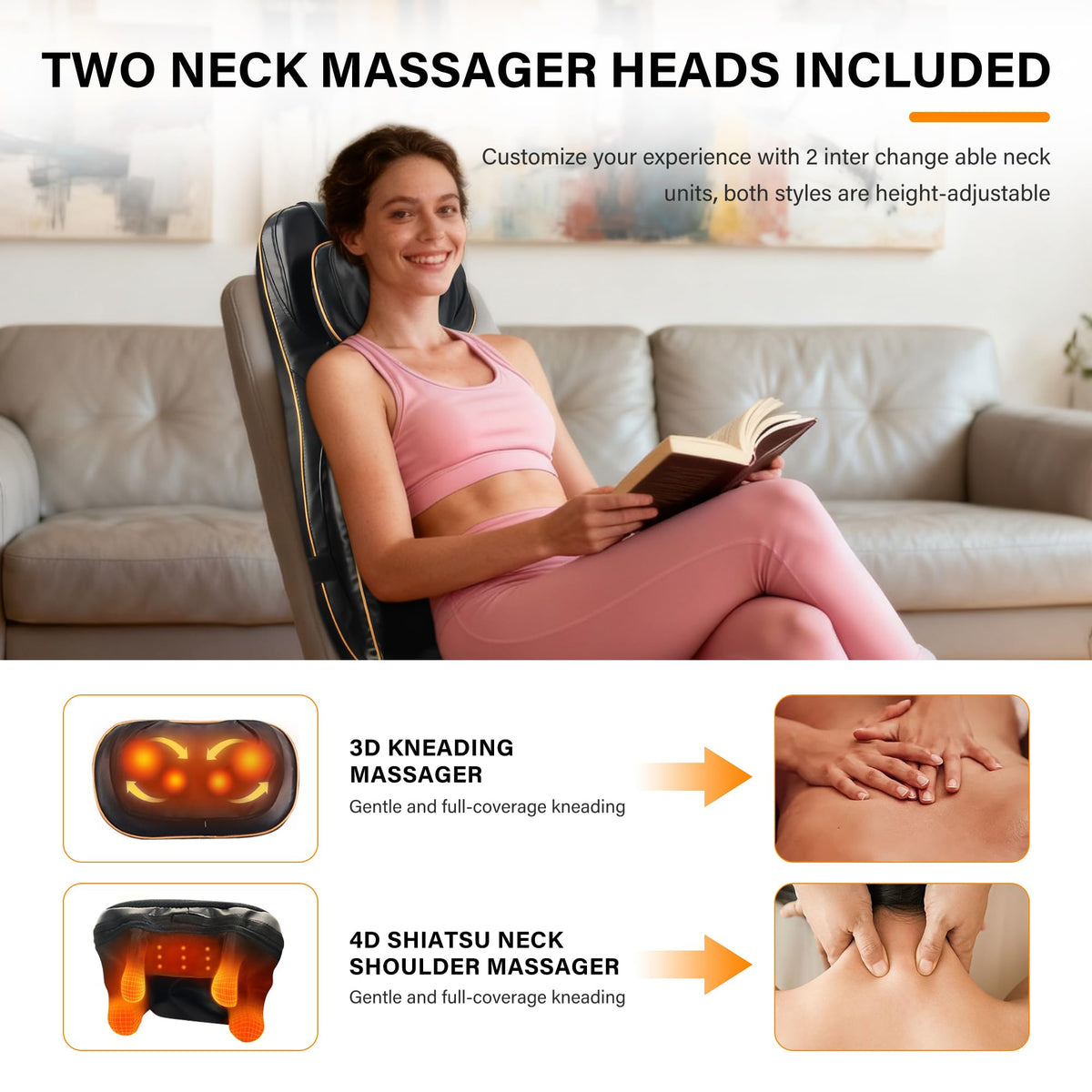 Shiatsu Neck and Back Massager with Heat P208185