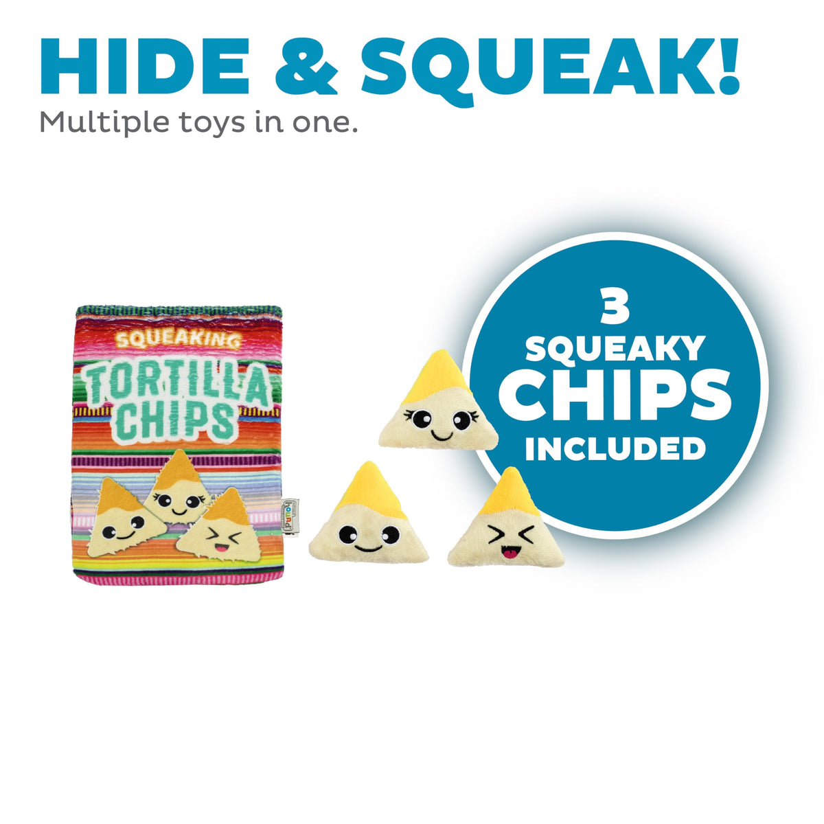 Tortilla Chips Puzzle Squeaky Dog Toys M732