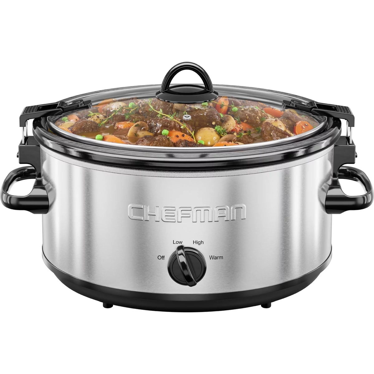 6 Qt. Stainless Steel Slow Cooker with Locking Lid T333105