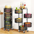 5 Tier Rotating Fruit Vegetable Basket Stand N456633
