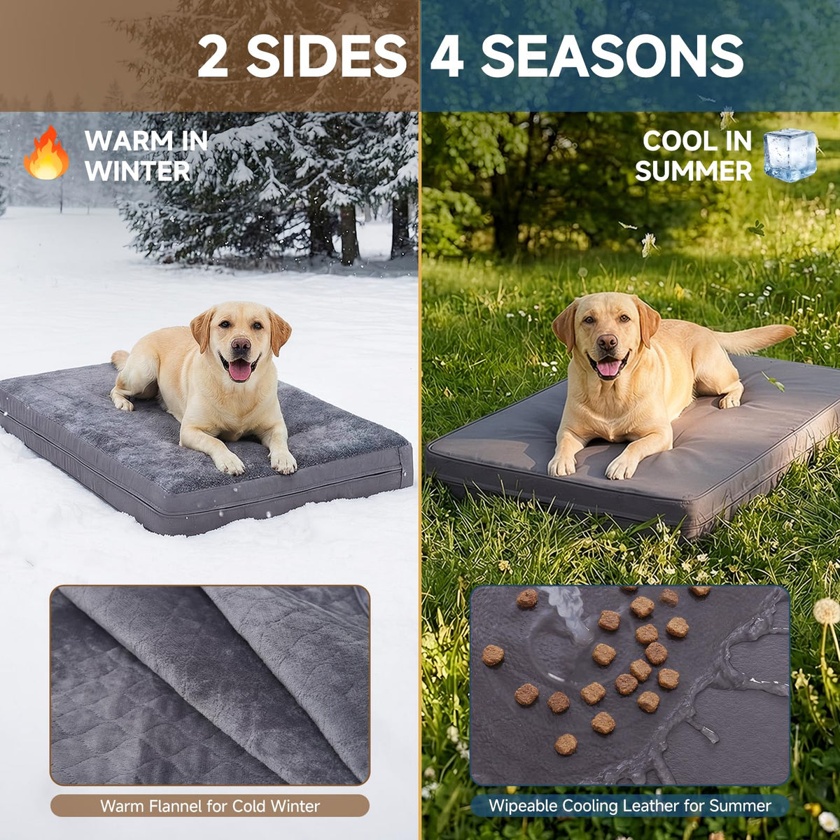 Waterproof Washable Reversible Dog Crate Bed Pad A886