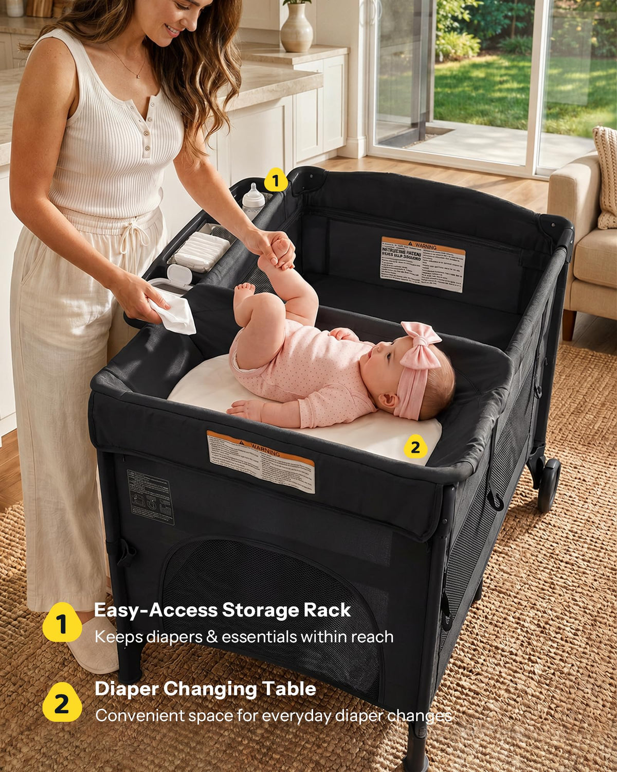 6 in 1 Foldable Playard B570837