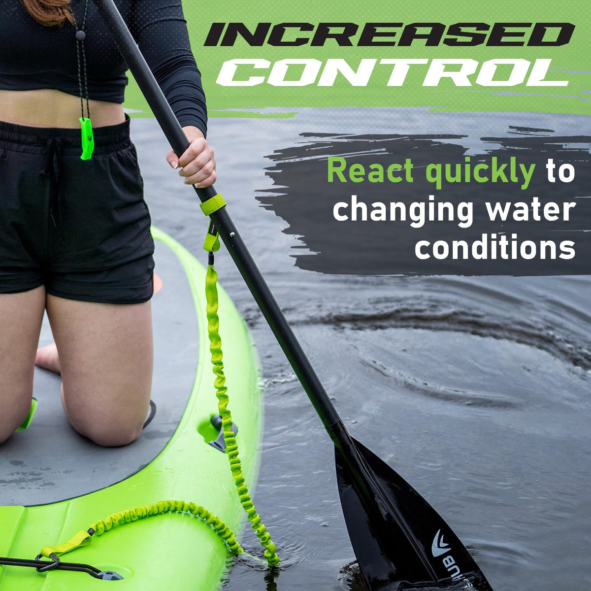 Kayak Paddle Leash with Carabiner Clip G49055