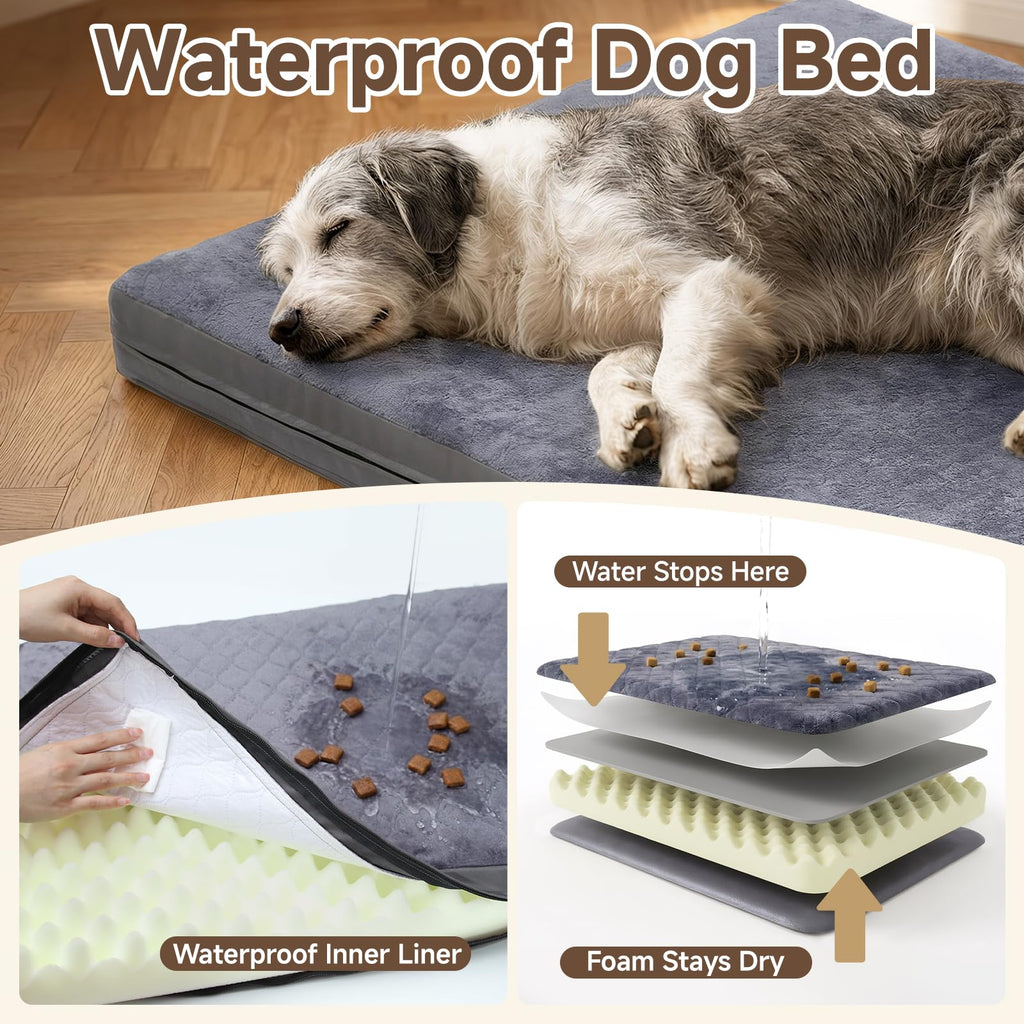 Waterproof Washable Reversible Dog Crate Bed Pad A886