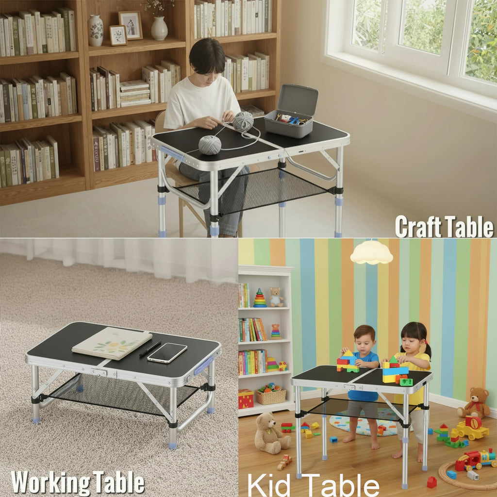2FT Folding Table 3 Adjustable Height J682505