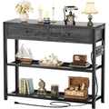 32" Entryway Table with Outlets and Drawers E773909
