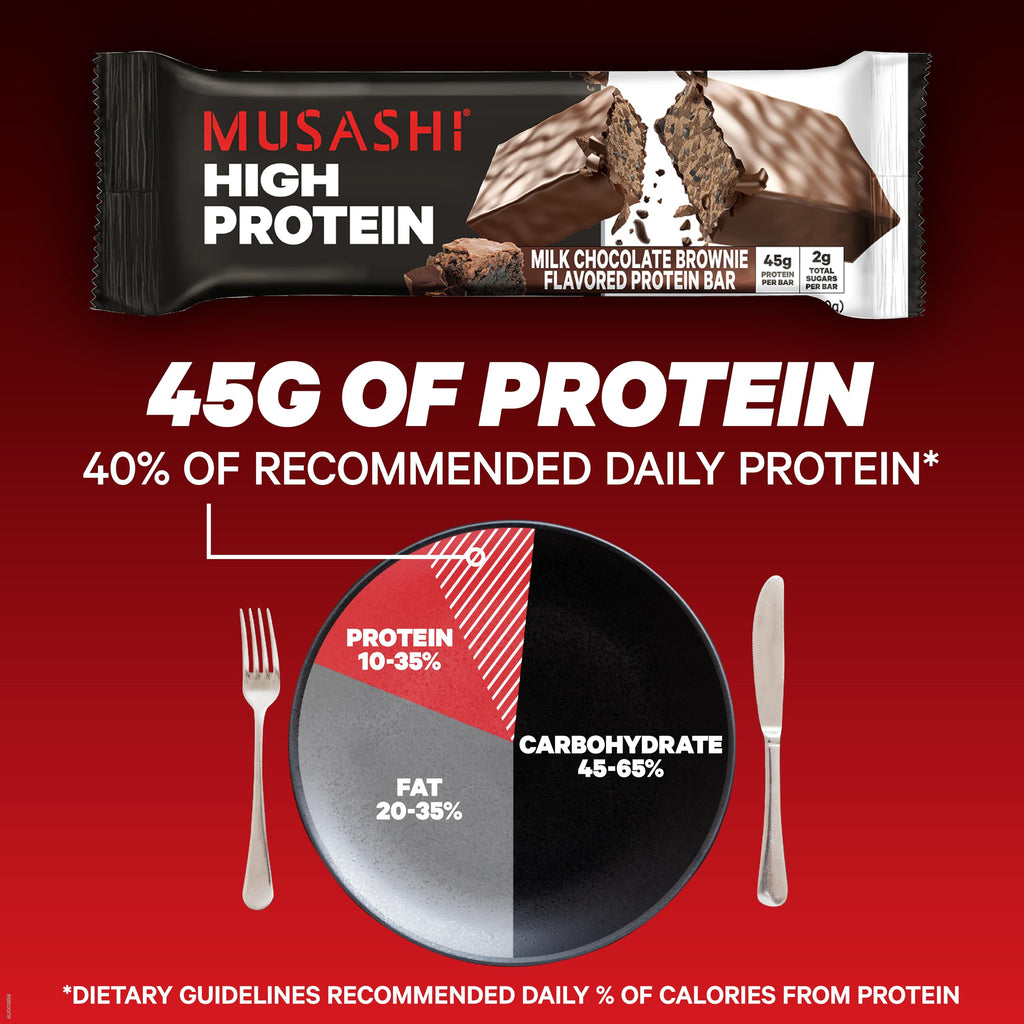 High Protein Bar Milk Chocolate Brownie O140