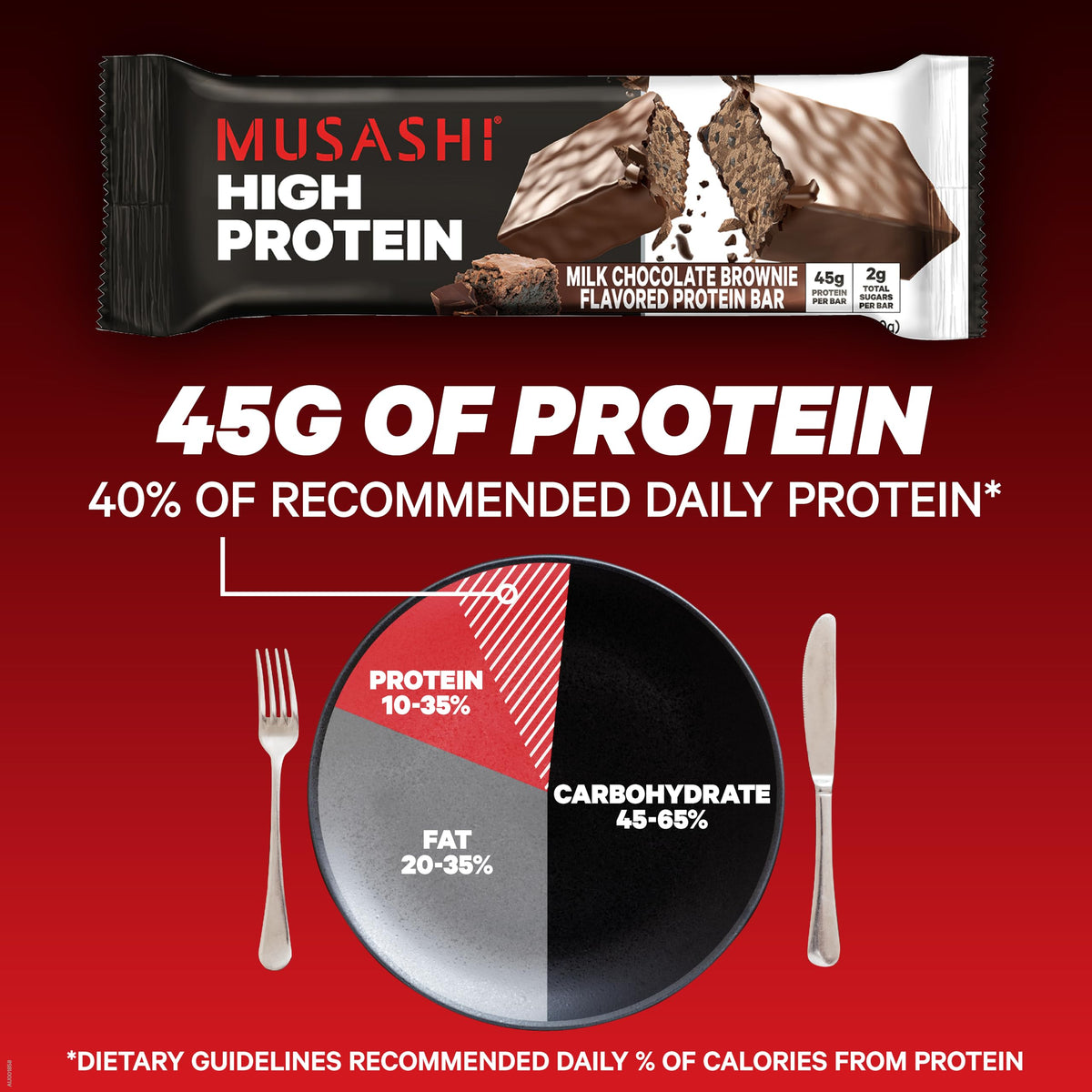 High Protein Bar Milk Chocolate Brownie O140