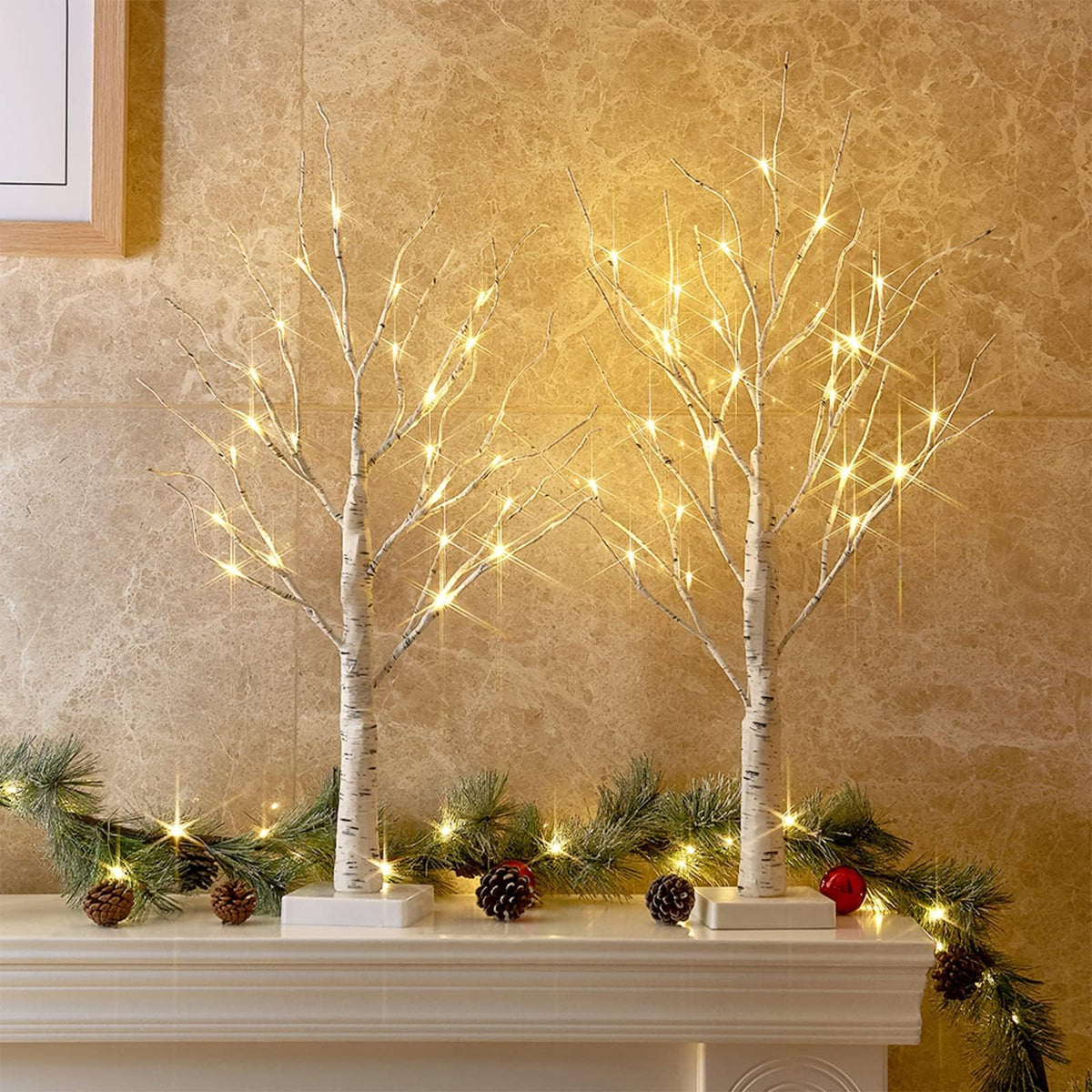 2FT Birch Tree with LED Lights R30104