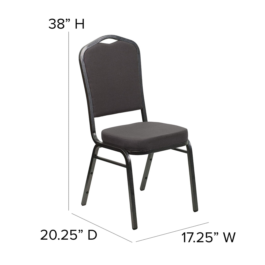 Gray Fabric Stacking Banquet Chair W733