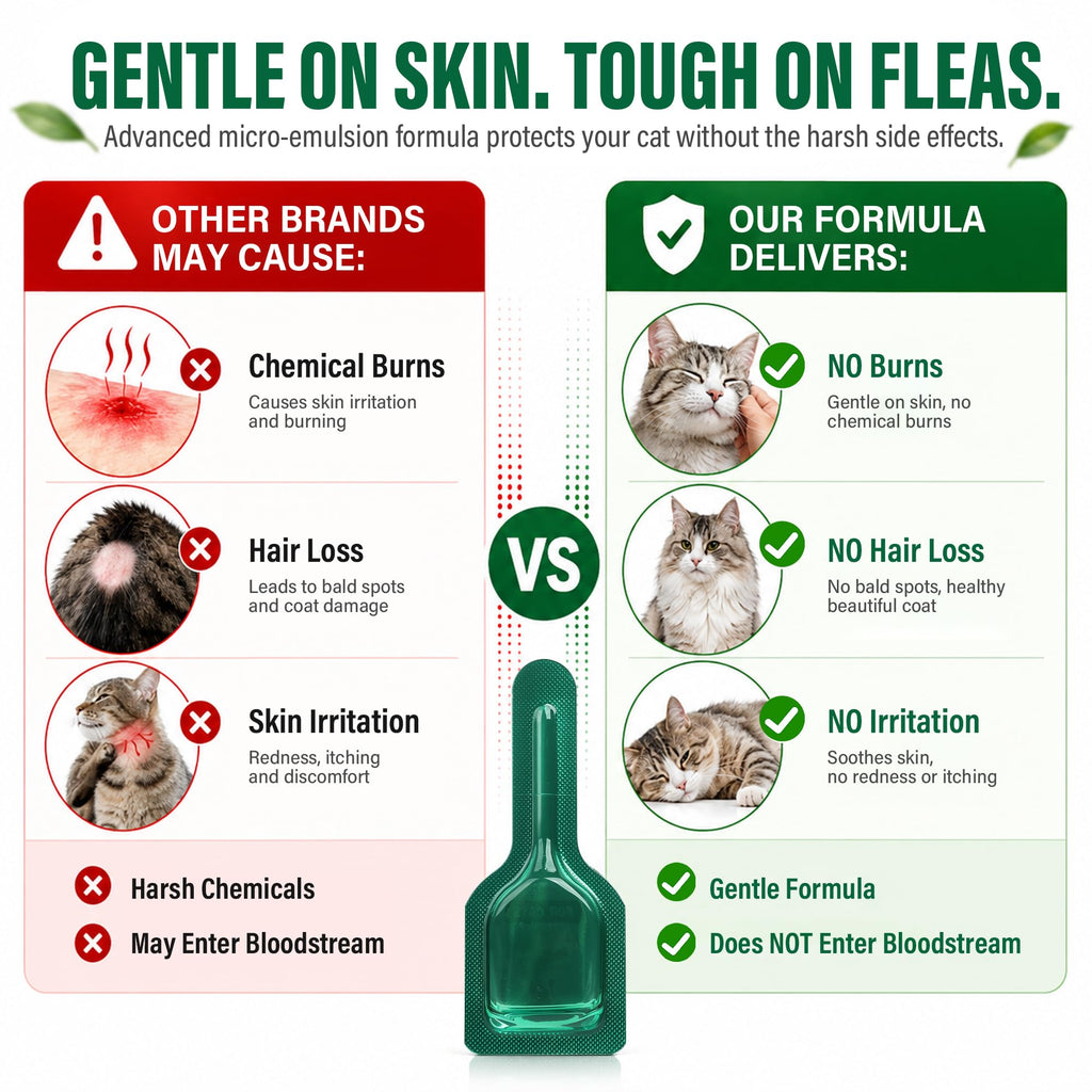 Cat Flea & Tick Topical Drops 12 Doses N154879
