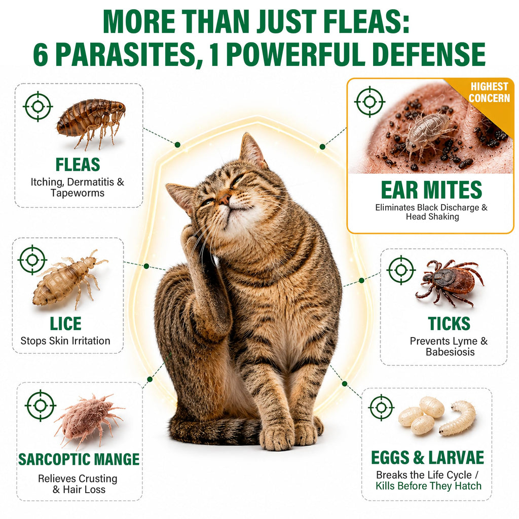 Cat Flea & Tick Topical Drops 12 Doses N154879