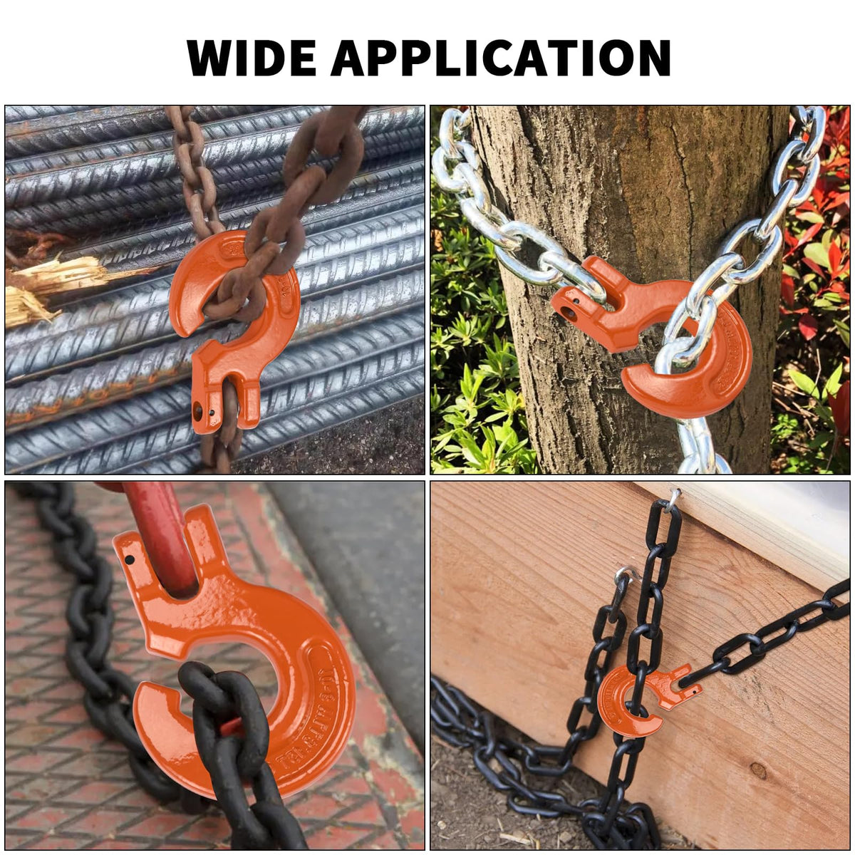 3/8" Logging Choke Chain Hooks, 3.15 Ton X801330
