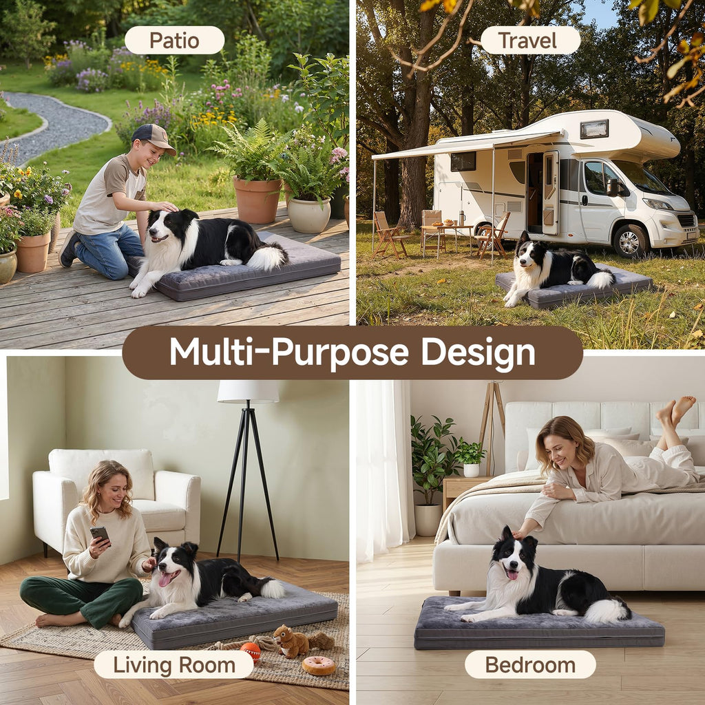 Waterproof Washable Reversible Dog Crate Bed Pad A886