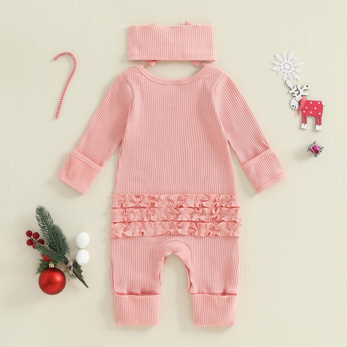 Baby Girl Long Sleeve Romper Jumpsuit K801
