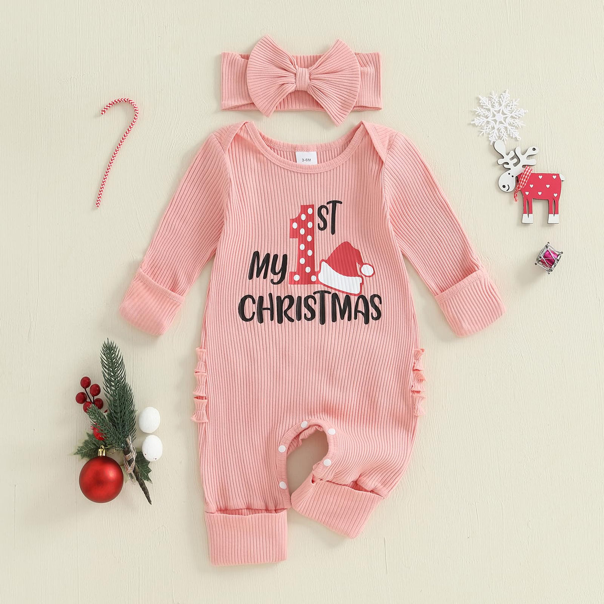 Baby Girl Long Sleeve Romper Jumpsuit K801