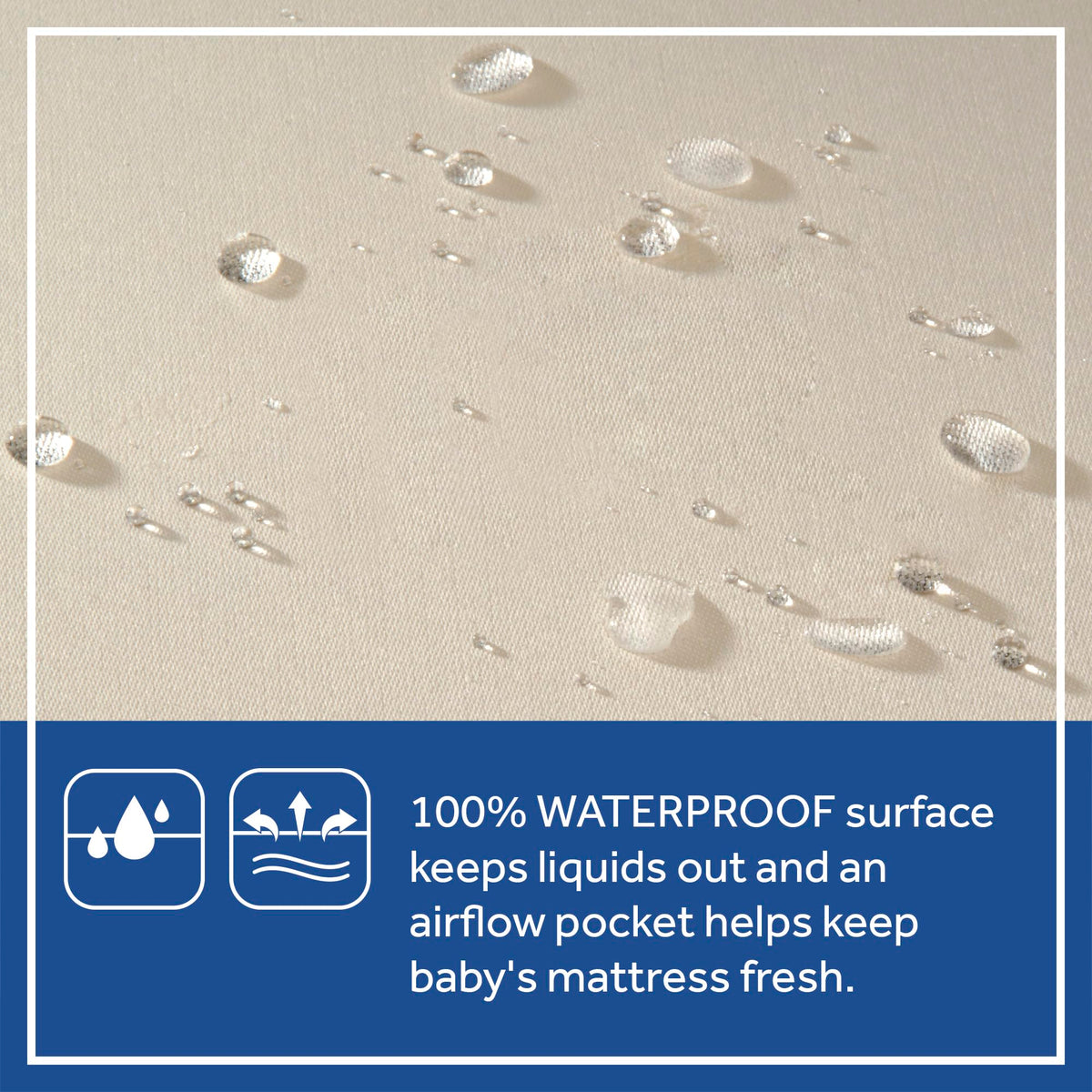 2 Stage Waterproof Crib Mattress Q8935