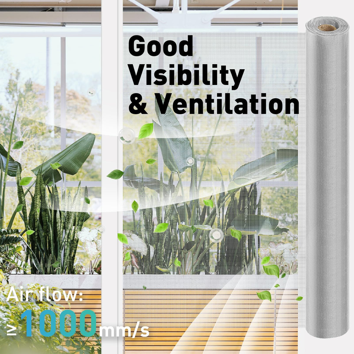 304 Stainless Steel Mesh Window Screen Roll K303727