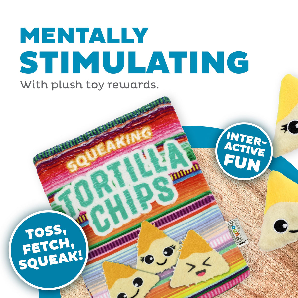 Tortilla Chips Puzzle Squeaky Dog Toys M732
