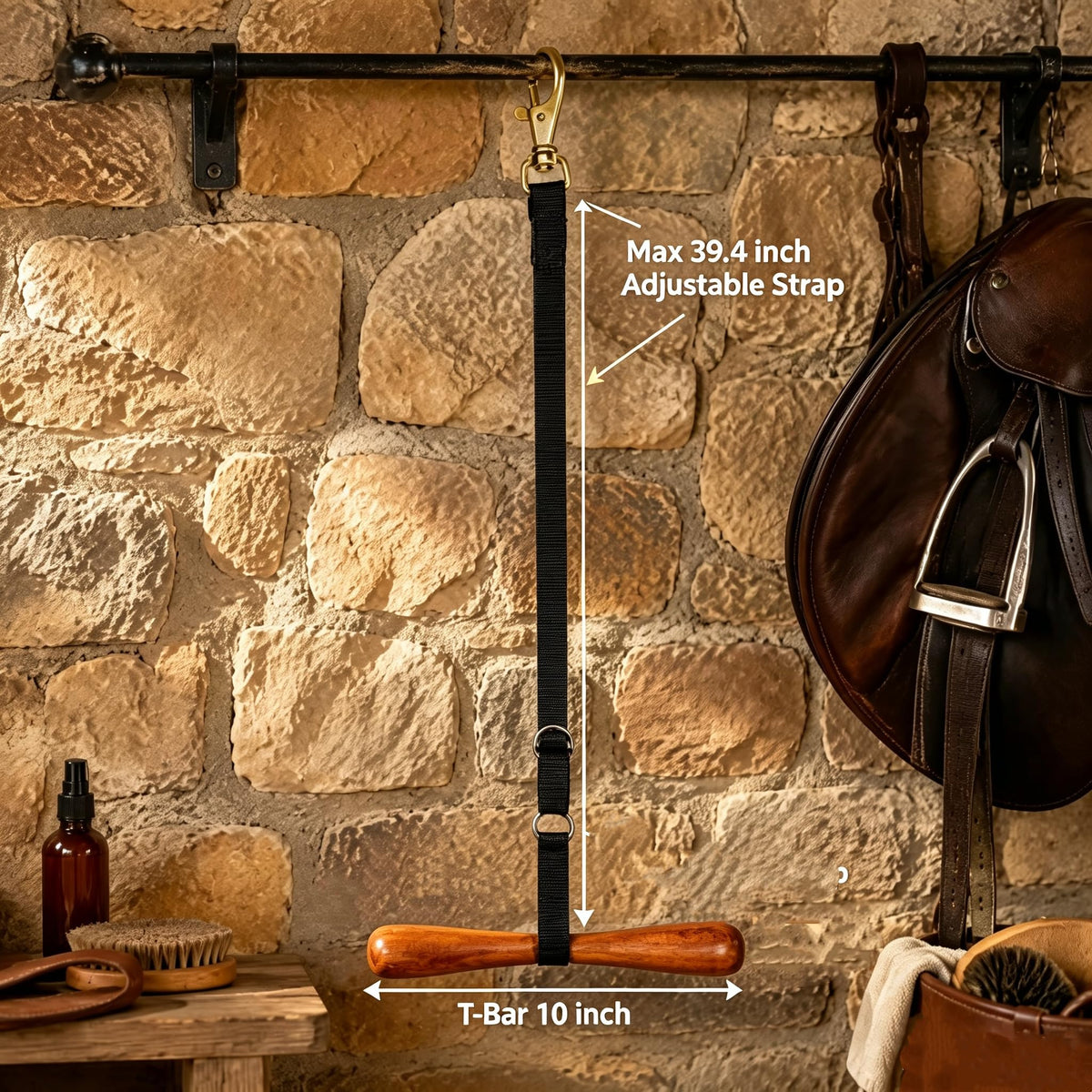 Portable Adjustable Saddle Rack B6215