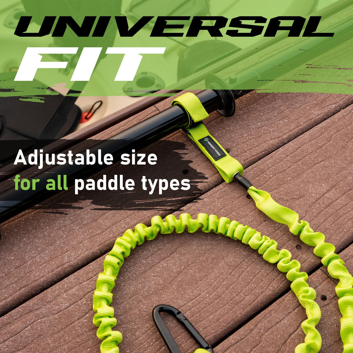 Kayak Paddle Leash with Carabiner Clip G49055